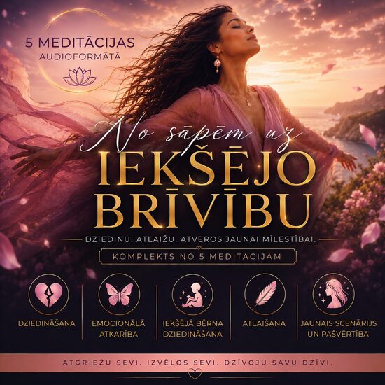 NO SĀPĒM UZ IEKŠĒJU BRĪVĪBU - 5 meditāciju komplekts
